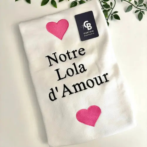 Sweat à capuche brodé personnalisé - Photo pleine Custom Broderie