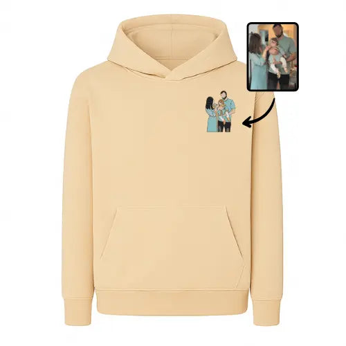 Sweat capuche personnalisé - Photo pleine Custom Broderie