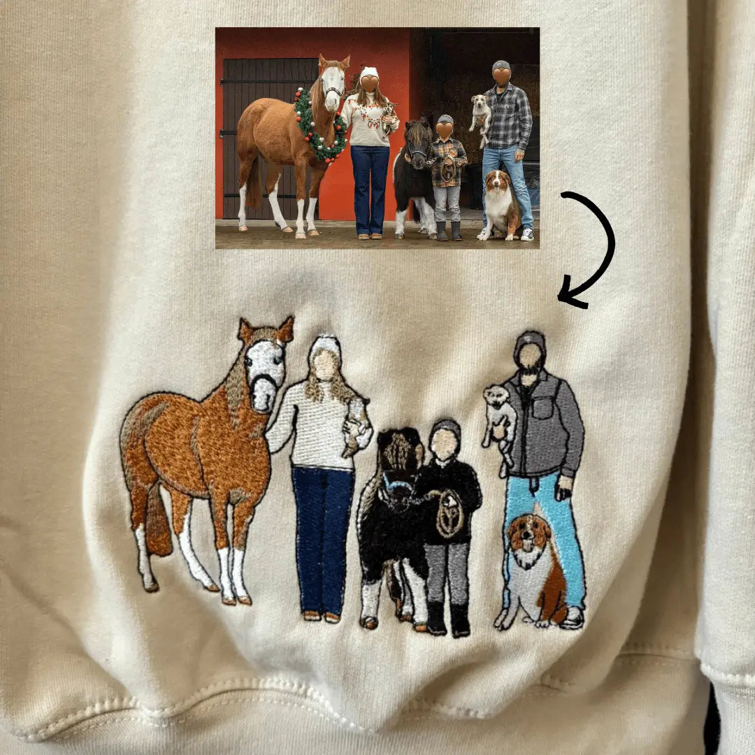 Sweat capuche personnalisé - Photo pleine Custom Broderie