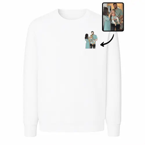 Sweat personnalisé - Photo pleine Custom Broderie