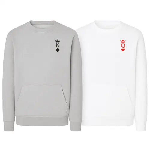 Sweats Duo Couple - King & Queen Custom Broderie