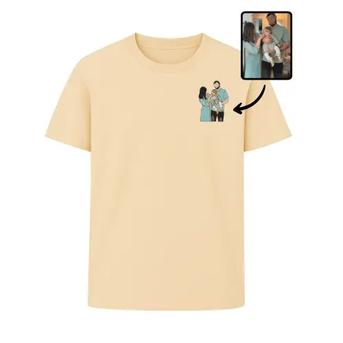 T-shirt personnalisé - Photo pleine Custom Broderie
