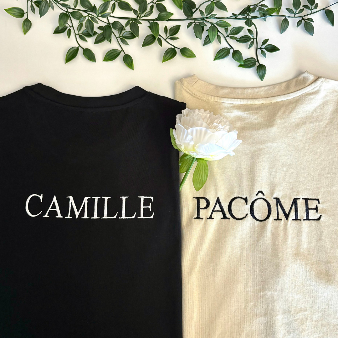 T-SHIRT OVERSIZE - Écriture