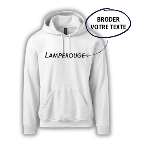 SWEAT À CAPUCHE POCHE - Écriture