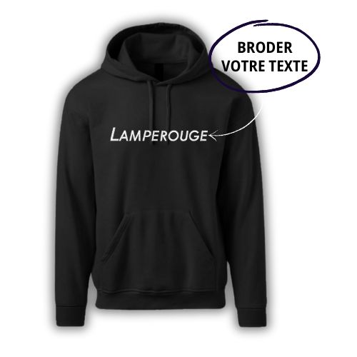 SWEAT À CAPUCHE POCHE - Écriture