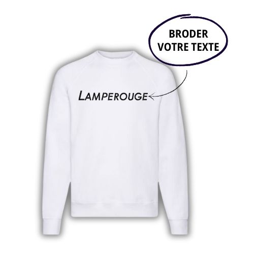 SWEAT EN COTON - Écriture