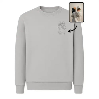 Sweat personnalisé - Photo one line Custom Broderie