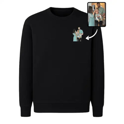 Sweat personnalisé - Photo pleine Custom Broderie
