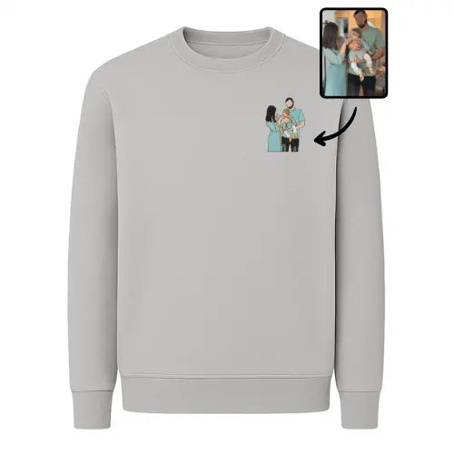 Sweat personnalisé - Photo pleine Custom Broderie