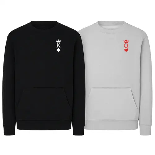 Sweats Duo Couple - King & Queen Custom Broderie