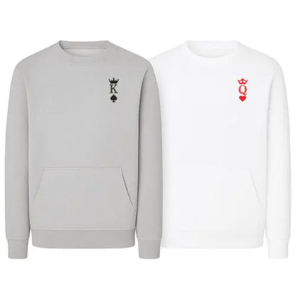 Sweats Duo Couple - King & Queen Custom Broderie
