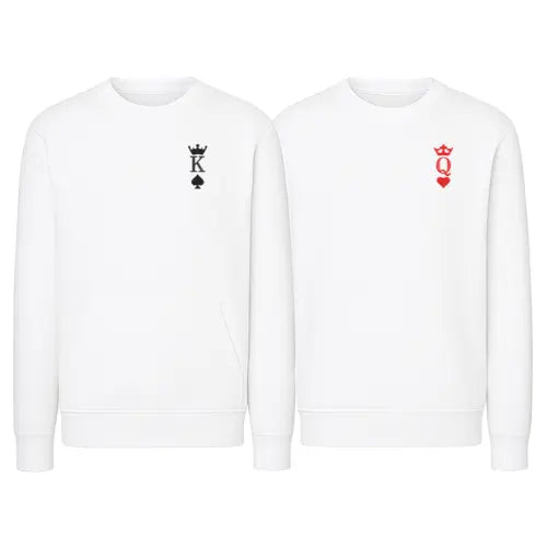 Sweats Duo Couple - King & Queen Custom Broderie