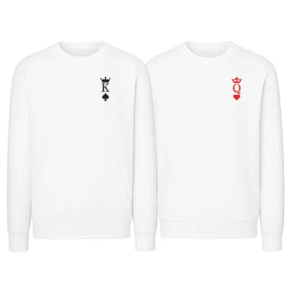 Sweats Duo Couple - King & Queen Custom Broderie