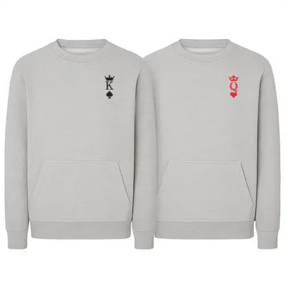 Sweats Duo Couple - King & Queen Custom Broderie