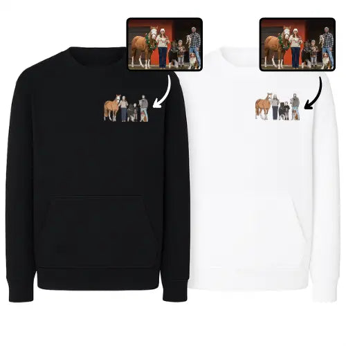 Sweats personnalisés Duo - Photo pleine Custom Broderie