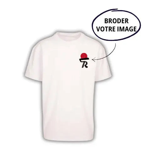 T-SHIRT OVERSIZE - Broderie pleine Custom Broderie