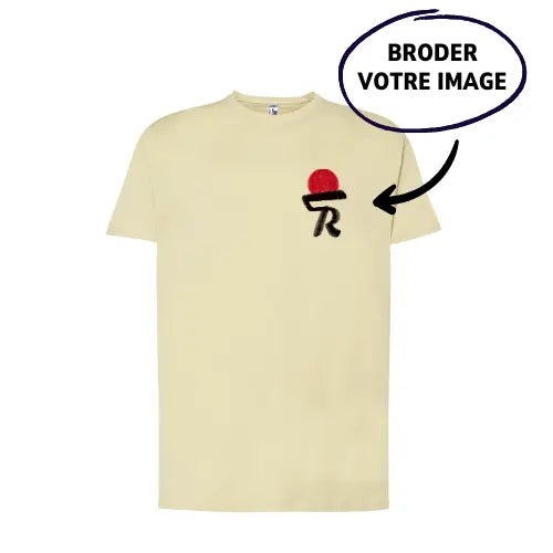 T-shirt personnalisé brodé - Photo pleine Custom Broderie