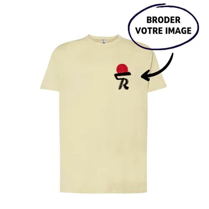 T-shirt personnalisé brodé - Photo pleine Custom Broderie
