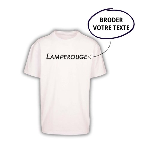 T-SHIRT OVERSIZE - Écriture