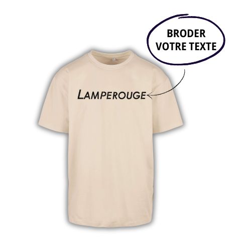 T-SHIRT OVERSIZE - Écriture