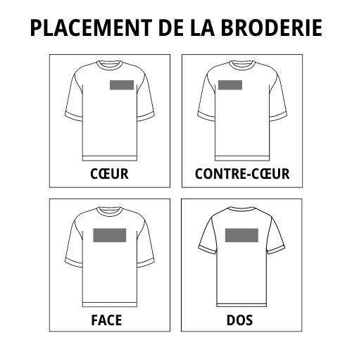 T-SHIRT BASIQUE - Broderie pleine